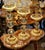2020s Set of 3 Crystal & Gilded Brass Candlestick Holders – French Style Decorative Candleholders For Sale - Image 5 of 5