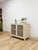 Late 20th Century Vintage Cream Rattan Lattice Cabinet Coastal Tropical Hollywood Regency For Sale - Image 5 of 17