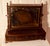English Antique English Federal Bow Front “Dressing Glass” Table Mirror Mahogany With Satinwood Inlay Triple Drawer For Sale - Image 3 of 11