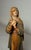Religious Vintage Italian Wood Hand Carved Religious Madonna Nurnberg Statue Sculpture For Sale - Image 3 of 9