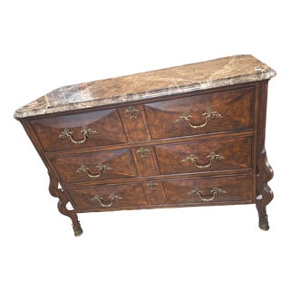 Henredon Marble Topped Dresser. For Sale