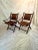 Pair of Faux Bamboo Folding Leather and Wood Campaign Chairs with Brass Details For Sale - Image 12 of 12