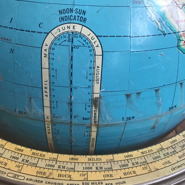 Plastic Vintage Globe For Sale - Image 7 of 10