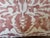 Brick Red Baroque Pillows by Melissa Levinson, Fortuny-Style Cotton, Italy For Sale - Image 8 of 8