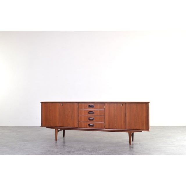 Mid-Century Modern Danish Teak Sideboard, 1960s For Sale - Image 4 of 17