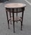 Antique Round Oak Side Table with Lattice Work, 1890s For Sale - Image 9 of 18