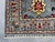 Textile Blue Gray and Red Floral Wool Runner Rug, Persian Style, 2'9" X 9'7" For Sale - Image 7 of 17