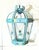 Metal Vintage Style Solid Brass Verdigris Hanging Lantern - Restored & Rewired For Sale - Image 7 of 14
