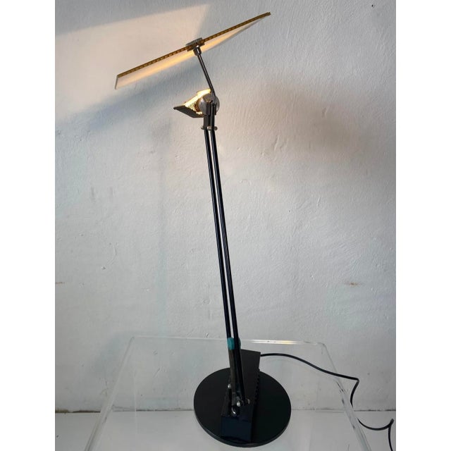 Postmodern French Industrial Postmodern Lamp by Sacha Ketoff for Aluminor, 1980s For Sale - Image 3 of 8