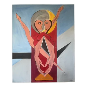 "Union" Contemporary Surrealist Modern Figurative Oil Painting by Uriel Carbajal