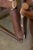 Chestnut 1980s Pair Adirondack Style Hand Crafted Twig Log Wood Plant Stands or End Tables For Sale - Image 8 of 17
