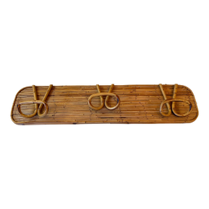 Coat Rack- Italian Pencil Reed 1950s Style of Gabriella Crespi
