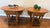 American Vintage Riverside Oak Drop-Leaf End Tables With Drawers – Pair For Sale - Image 3 of 12
