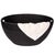 Artifacts Rattan Laundry Basket with Cutout Handles in Tudor Black For Sale - Image 10 of 11