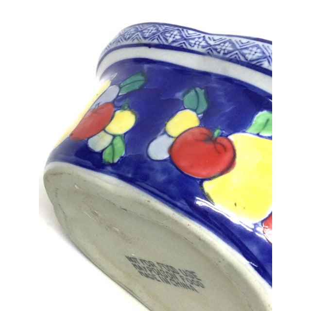Vintage Ceramic Fruit Bowl or Planter For Sale - Image 11 of 11