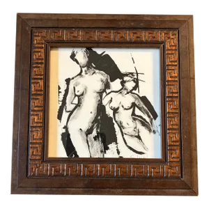 Contemporary Original Stephen Heigh Abstract Female Nude Painting