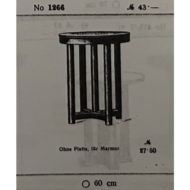 Antique Art Nouveau Side Table by Prof. Josef Hoffmann for Jacob & Josef Kohn, 1890s For Sale - Image 4 of 18