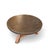 Round Brutalist Coffee Table with Brass Copper Top, 1960s For Sale - Image 13 of 18