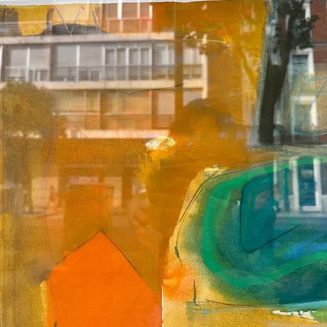 Lorenzo Colomo, Abstract Composition, 21st Century, Mixed Media on Paper, Framed For Sale - Image 11 of 18