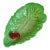 Vintage Carlton Ware Lettuce Leaf Dish With Tomatoes For Sale