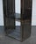 Metal Stainless Steel Bookcases with Smoked Glass Shelves from Casa Padrino, Set of 2 For Sale - Image 7 of 12