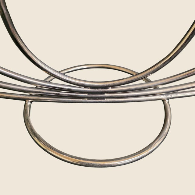 Silver Vintage Silver Candelabra Grandmillennial Table Centerpiece For Sale - Image 8 of 18