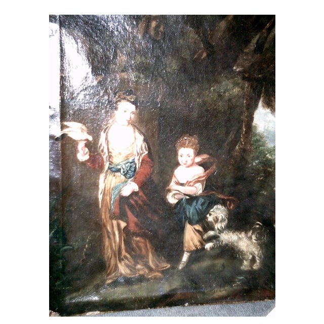 Antique Painting Van Rensselaer Children From Estate of Abigail Adams For Sale - Image 9 of 12