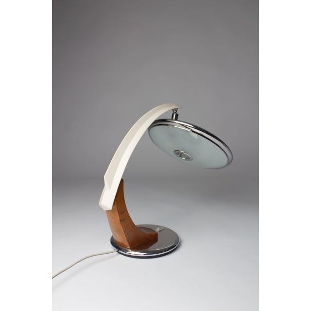 Metal Tiburon Shark Desk Lamp by Luis Perez De La Oliva, Grin, Spain, 1960s For Sale - Image 7 of 13