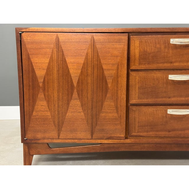 1960s Refinished Walnut Dresser by Red Lion For Sale In Boston - Image 6 of 10