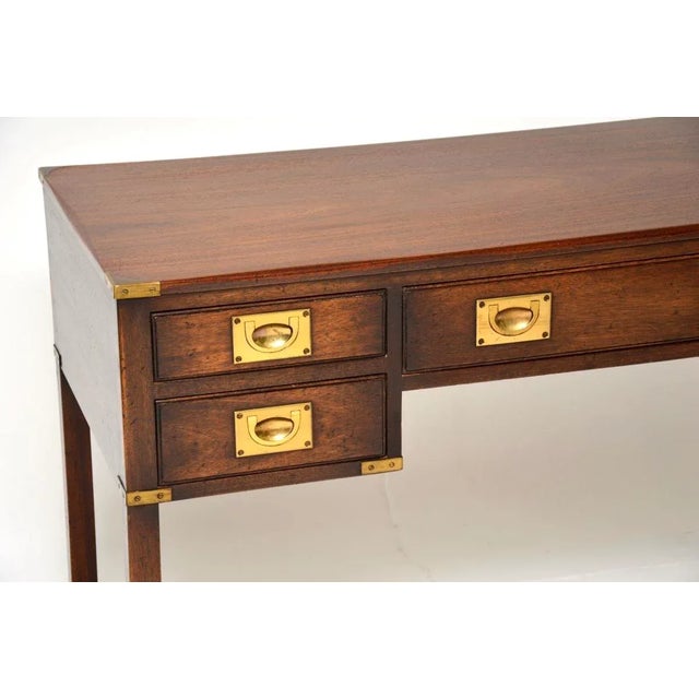 Military Campaign Desk, 1930s For Sale - Image 10 of 12