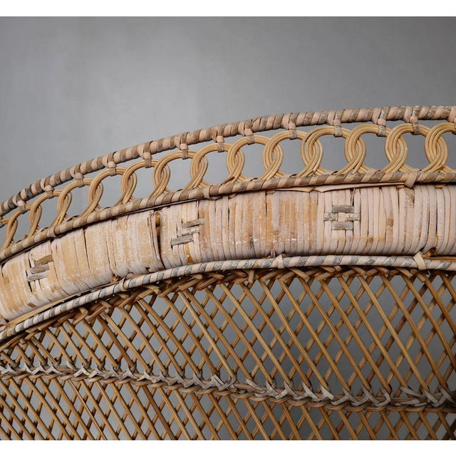 Emmanuelle Peacock Armchair, 1970s For Sale - Image 4 of 11