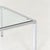 Mid-Century Modern Italian Bauhaus Square Coffee Table in Chrome and Glass, 1980s For Sale - Image 9 of 16