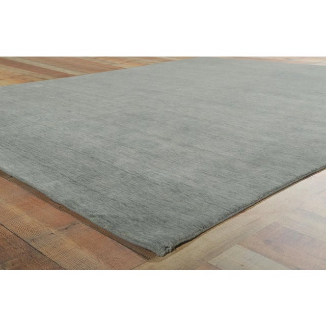 Modern Style Gray Area Rug - 08'01 X 09'11 For Sale In Dallas - Image 6 of 9
