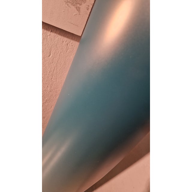 Floor Mirror in Petrol Blue For Sale - Image 6 of 11