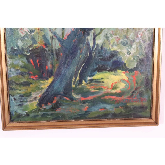 Nillo Kallio, Tree, 20th Century, Oil on Canvas, Framed For Sale - Image 10 of 18