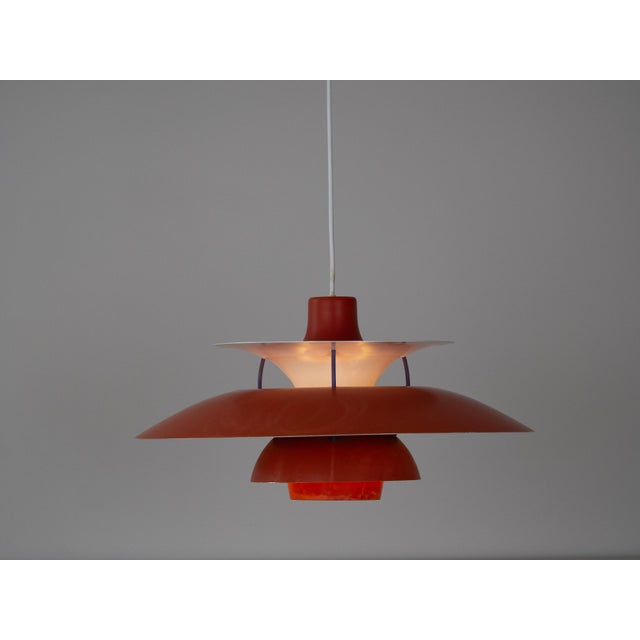 Louis Poulsen Vintage Danish PH 5 Lamp by Poul Henningsen for Louis Poulsen, 1960s For Sale - Image 4 of 14