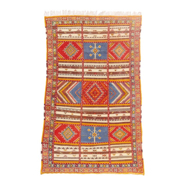 Vintage Taznakht Moroccan Rug, 06'07 X 10'07 For Sale