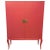 Red Stunning Maison Jansen Two-Door Cabinet For Sale - Image 8 of 8