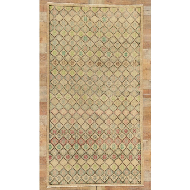 Vintage Turkish Sivas Rug, 04'00 X 07'07 For Sale - Image 9 of 9