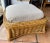 Square Pouf or Footrest in Rattan For Sale - Image 4 of 13