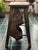 Brown MCM Art Deco Fold-Out Step Stool For Sale - Image 8 of 10