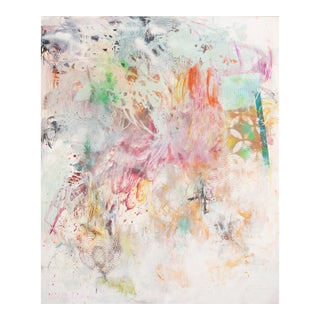 Contemporary Abstract Acrylics/Mixed Media on Canvas "Golden Unicorns" by Carolina Alotus For Sale