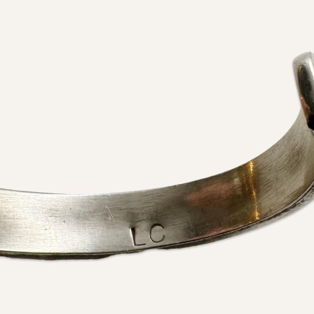 Mid 20th Century Mid 20th Century Heishi, Turquoise and Coral Cuff Bracelet by Navajo Jeweler Lee Chee For Sale - Image 5 of 5