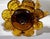 Vintage Murano Amber Glass 'End of Day' Turkey Cornucopia Vase For Sale - Image 13 of 13