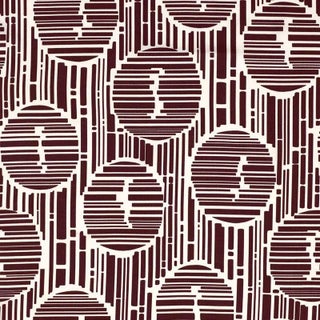 Schumacher X Trina Turk Bamboo Forest Print Fabric in Java For Sale