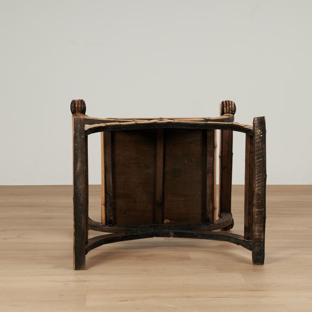 Vintage Asian Bamboo and Grasscloth Bench For Sale - Image 13 of 13