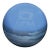 Madagascar Sapphire Decorative Metal Orbs- Medium For Sale