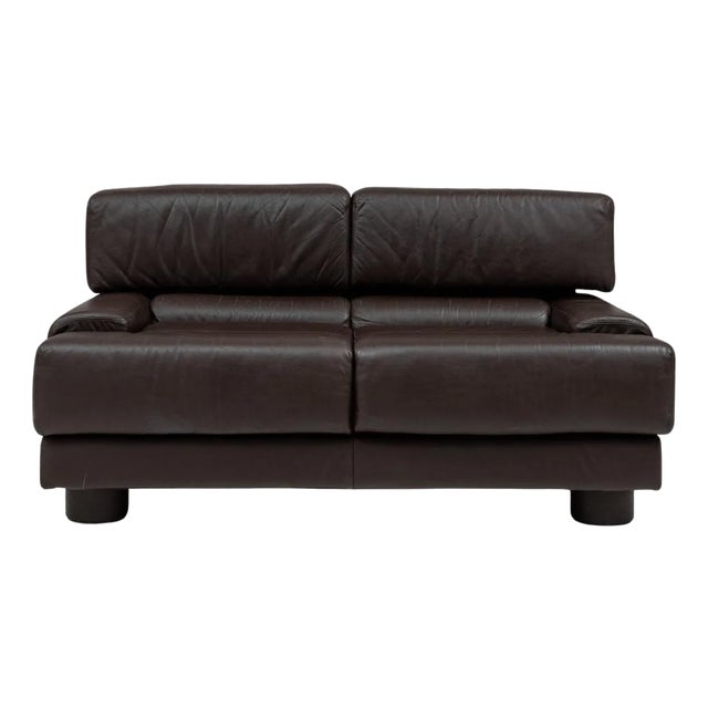 1970s Brazilian Leather Sofa By Percival Lafer For Sale