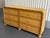 Vintage Boho Chic Pencil Reed Rattan Six Drawer Dresser For Sale In New York - Image 6 of 12