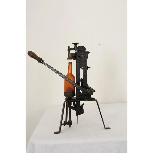 An interesting part of 19th century history is brought back to life with this rare French cast iron pharmaceutical bottle...